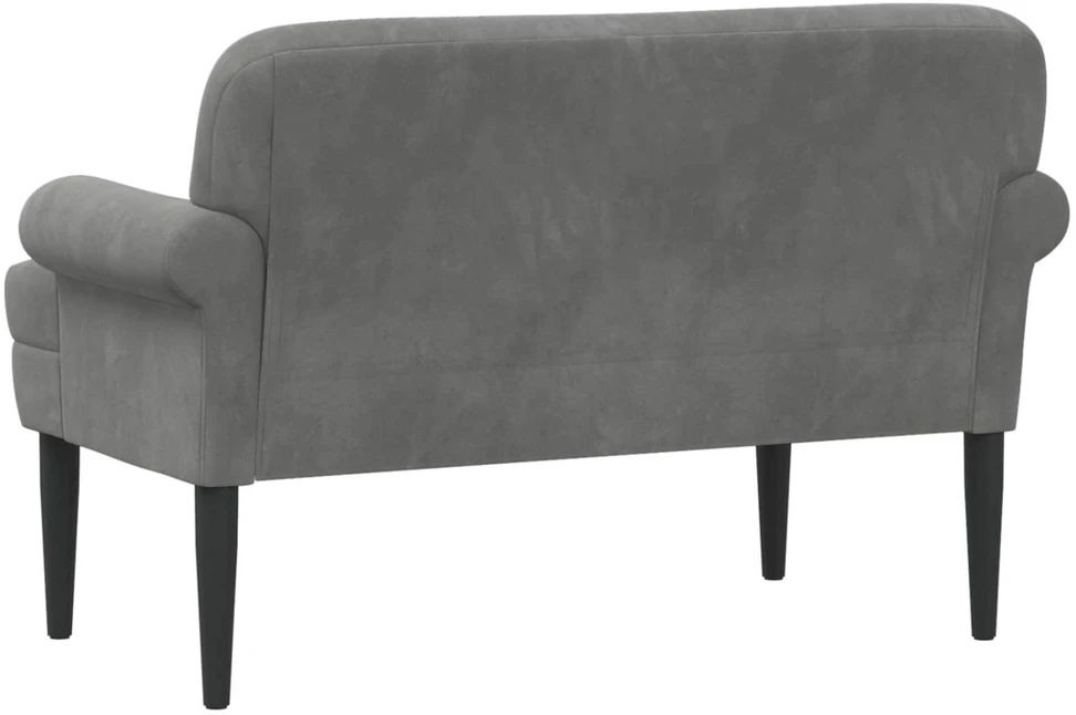 Sofa Minkštas kampas su mygtukų apmušalais Tamsiai pilka Aksomas