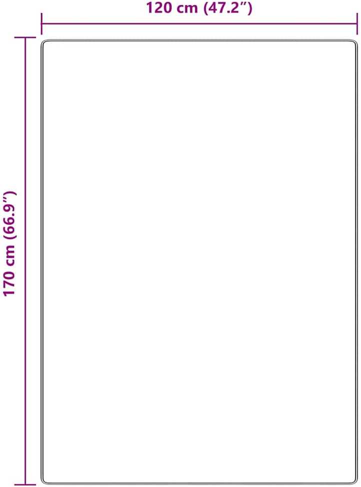 Neslystantis plaukuotas kilimas Ruda 120 x 170 cm PP