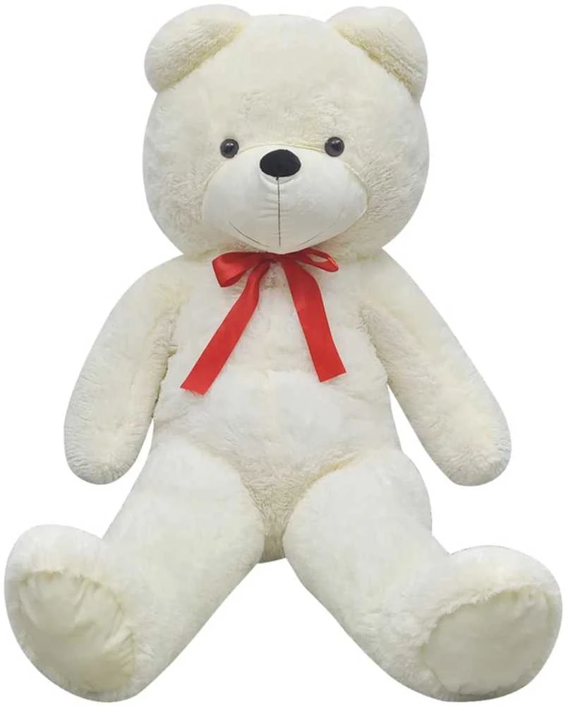 Minkštas žaislinis šuo, pliušinis, baltas, 170cm