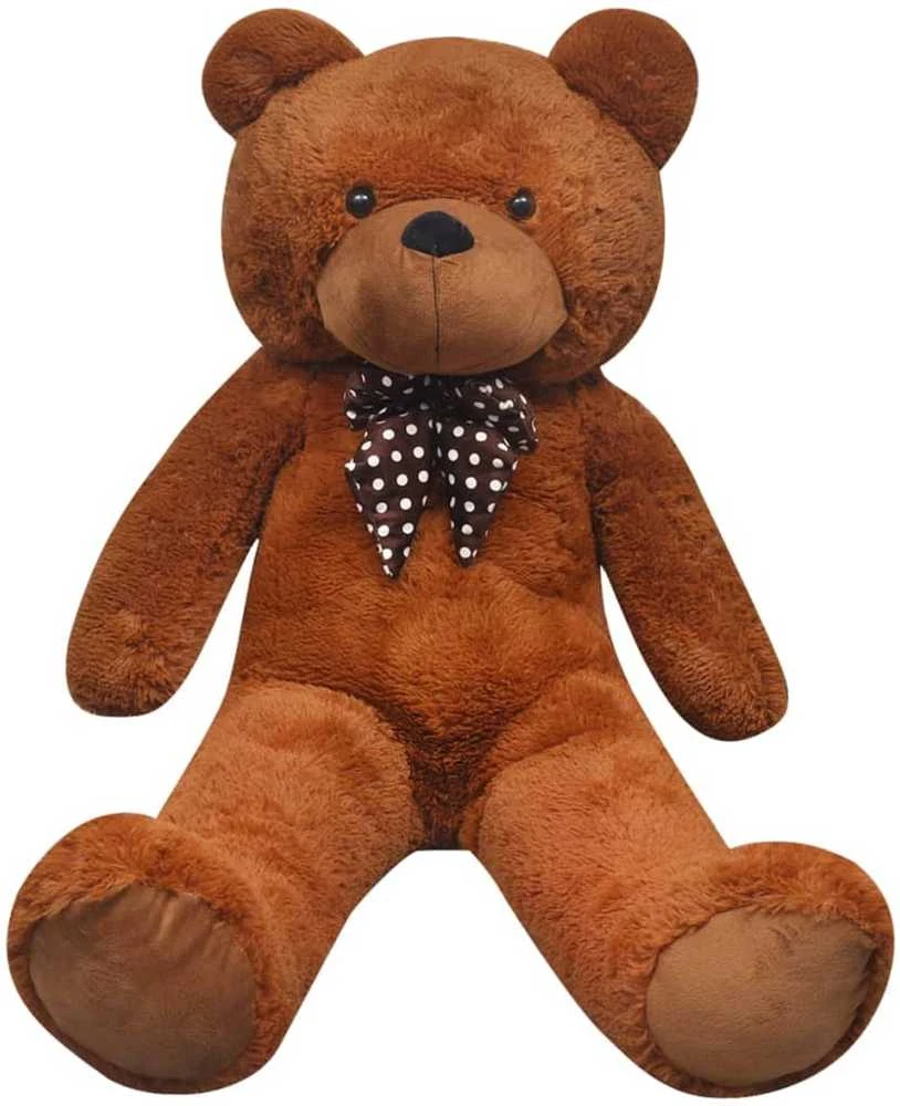 Minkštas žaislinis šuo, pliušinis, rudas, 242cm