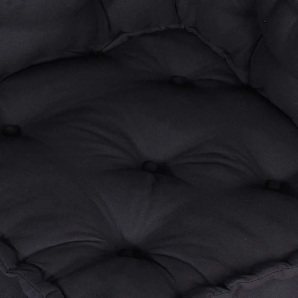 Modulinė sofa, antracito spalvos, 70x70x54 cm, audinys
