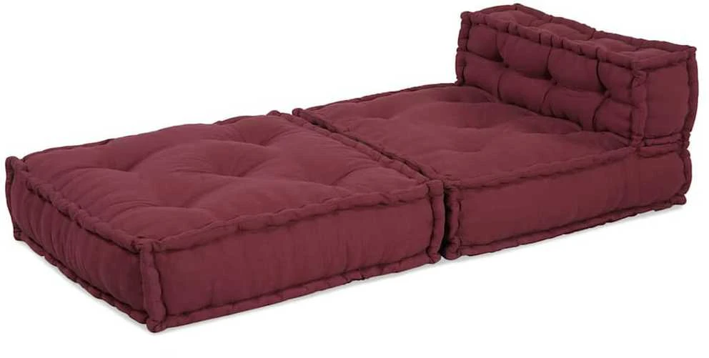 Modulinė sofa, kaštoninės spalvos, 70x70x54 cm, audinys