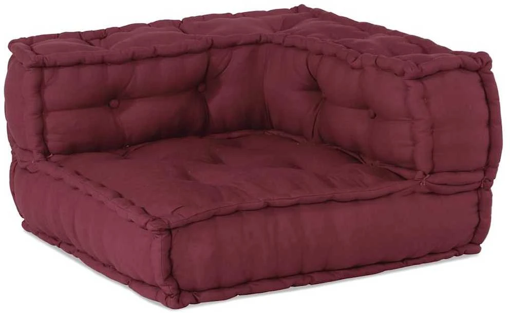 Modulinė sofa, kaštoninės spalvos, 70x70x54 cm, audinys