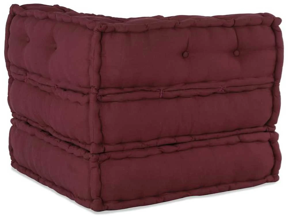Modulinė sofa, kaštoninės spalvos, 70x70x54 cm, audinys