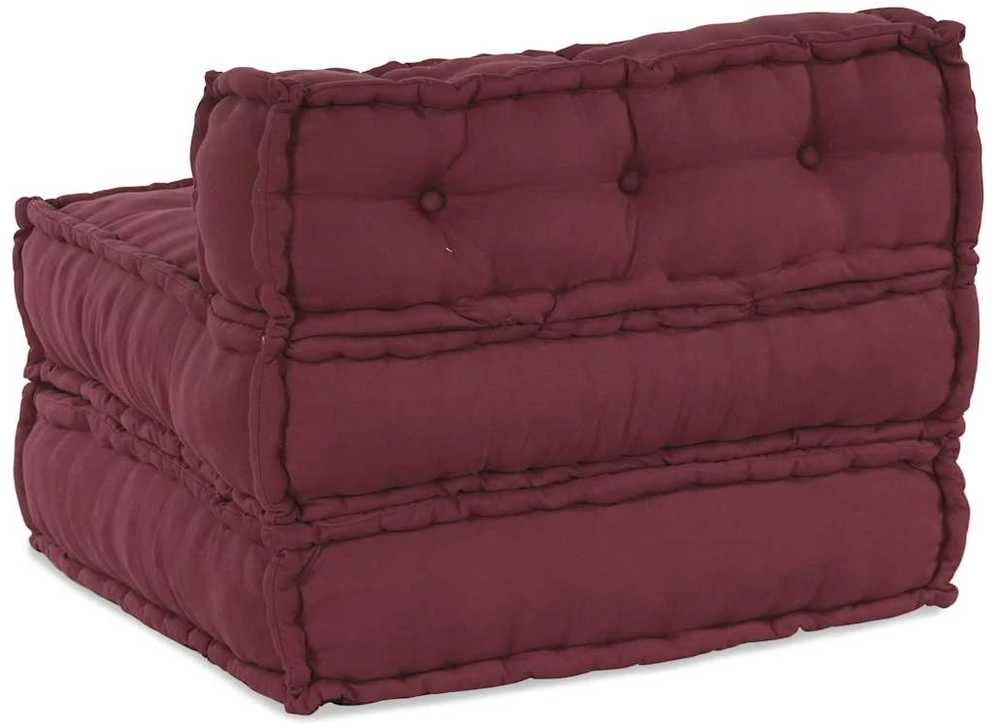 Modulinė sofa, kaštoninės spalvos, 70x70x54 cm, audinys