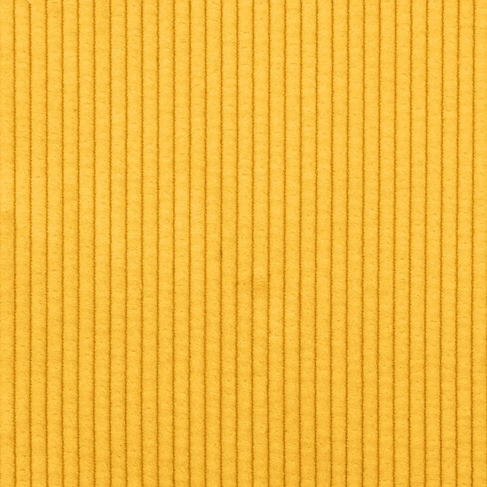 Modulinė kampinė sofa su pagalvėlėmis, šviesiai geltona, 100 cm