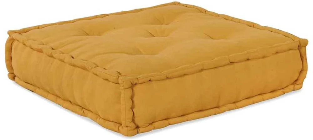 Modulinė sofa 2 vnt. Audinys Geltona 140 x 70 x 56 cm