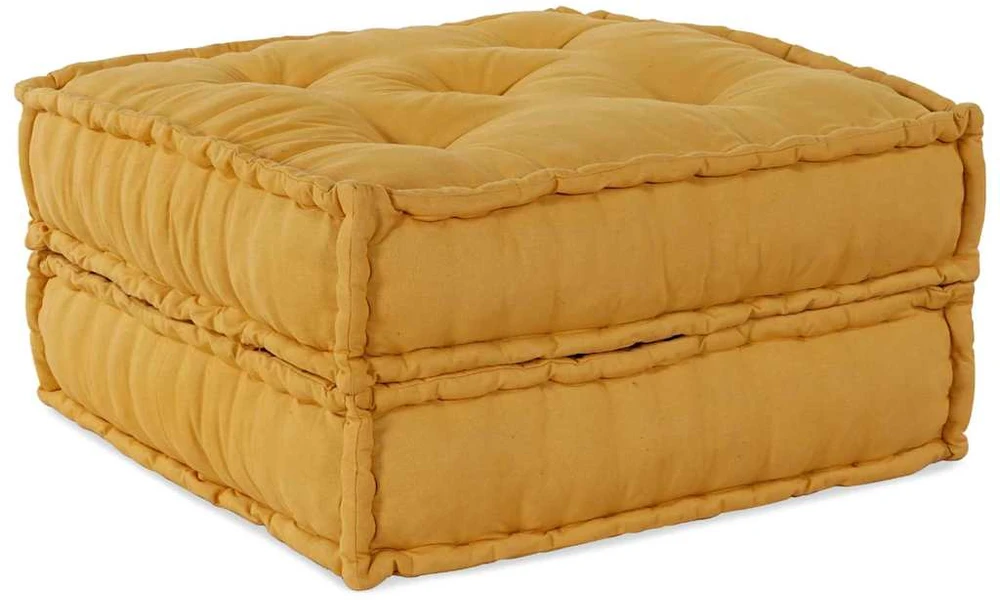 Modulinė sofa 2 vnt. Audinys Geltona 140 x 70 x 36 cm