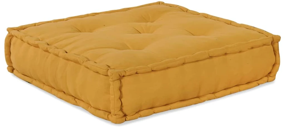 Modulinė sofa 2 vnt. Audinys Geltona 140 x 70 x 56 cm
