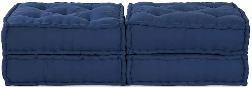 Modulinė sofa 2 vnt. Audinys Indigo 140 x 70 x 36 cm
