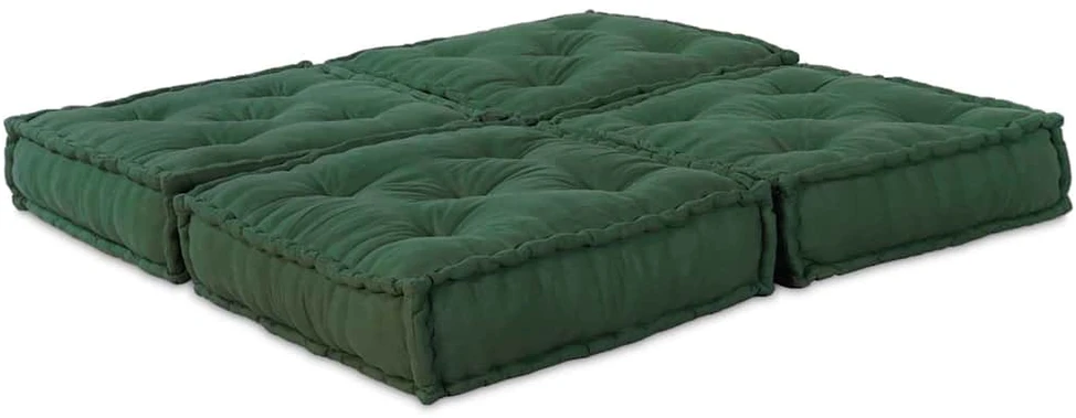 Modulinė sofa 2 vnt. Audinys Žalia 140 x 70 x 36 cm