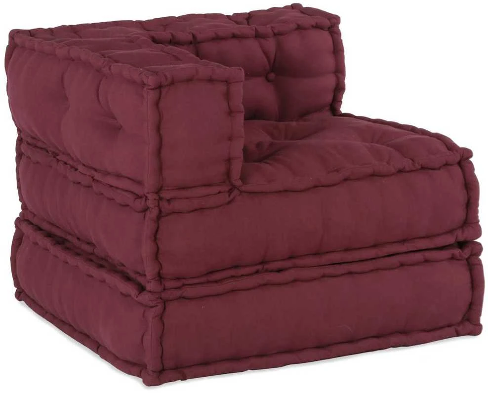 Modulinė sofa Audinys Raudonmedis 210 x 70 x 56 cm