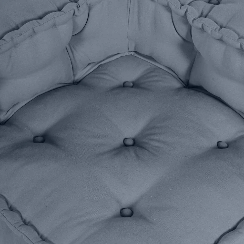 Modulinė sofa 3 vnt. Audinys Pilka 140 x 70 x 36 cm