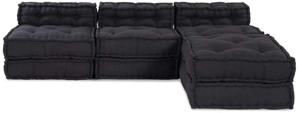 Modulinė sofa Audinys Antracito 210 x 140 x 56 cm