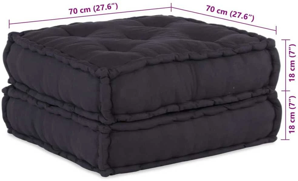 Modulinė sofa Audinys Antracito 210 x 140 x 56 cm