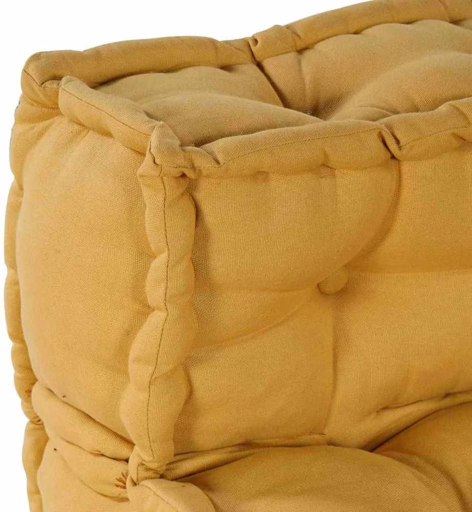 Modulinė sofa Audinys Geltona 210 x 140 x 56 cm