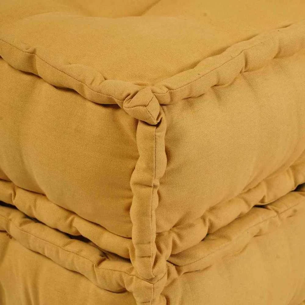 Modulinė sofa Audinys Geltona 210 x 140 x 56 cm
