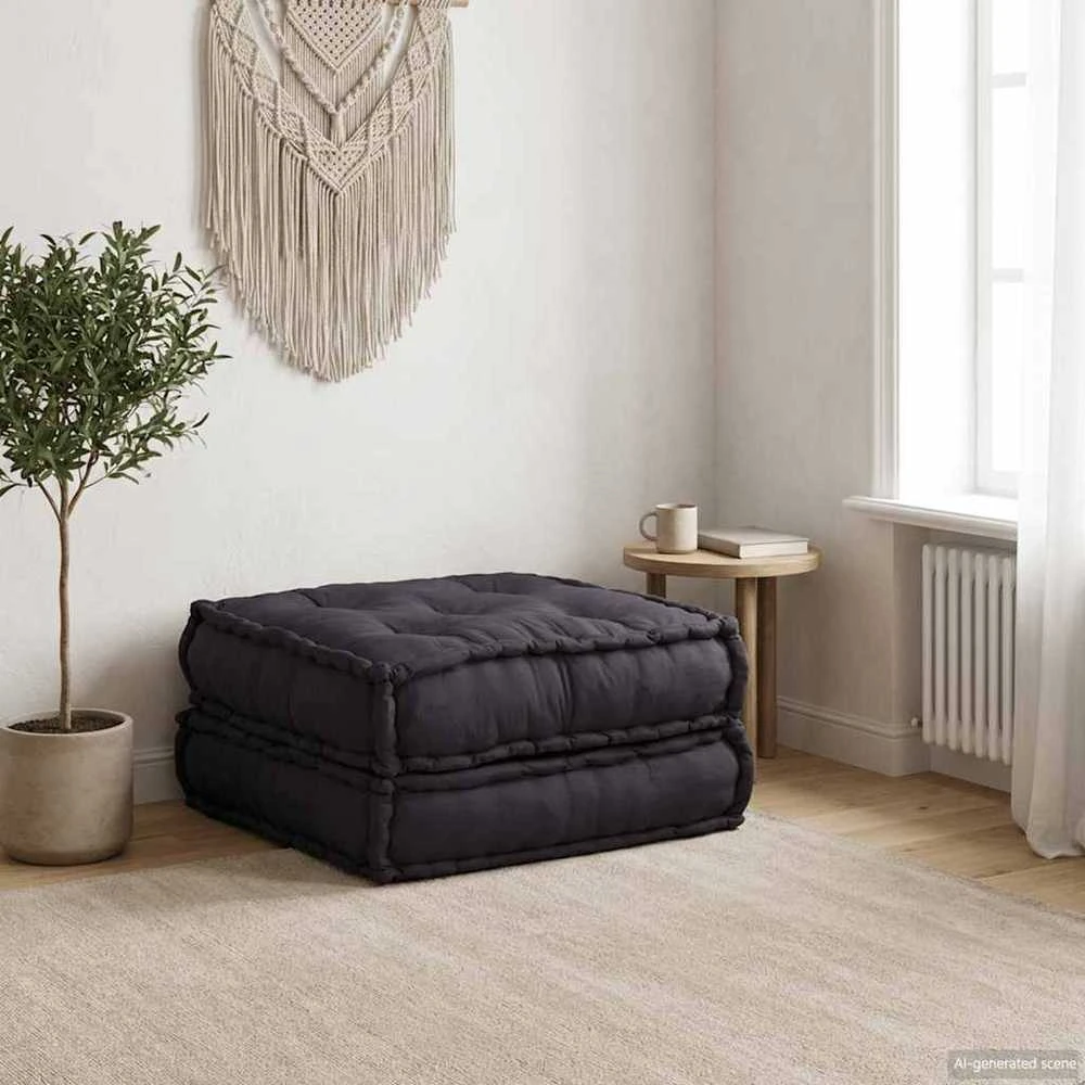 Modulinė sofa, antracito spalvos, 70x70x36 cm, audinys