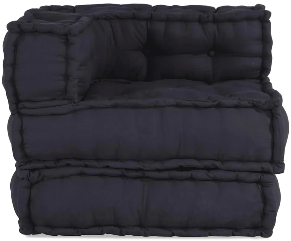 Modulinė sofa, antracito spalvos, 70x70x54 cm, audinys