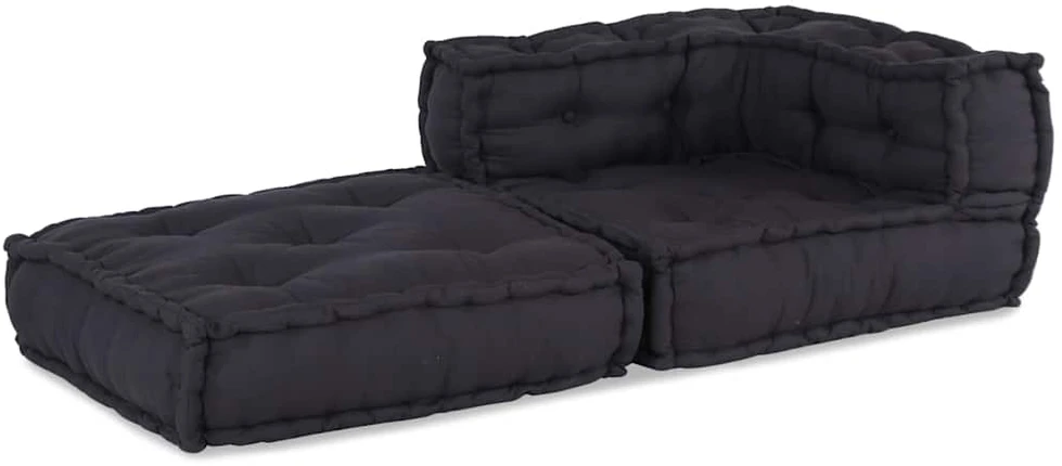 Modulinė sofa, antracito spalvos, 70x70x54 cm, audinys