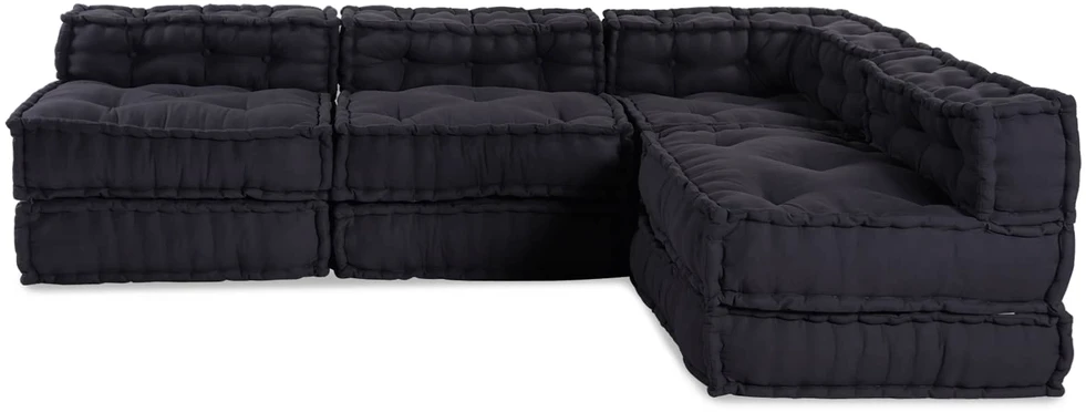 Modulinė sofa Audinys Antracito 210 x 140 x 56 cm