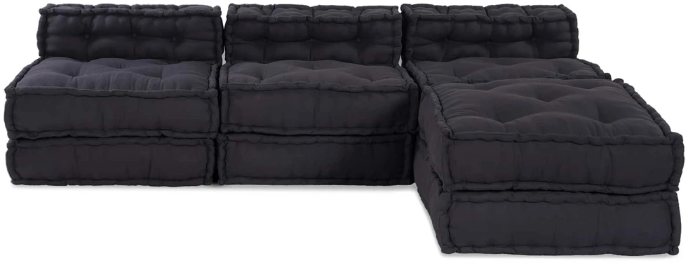 Modulinė sofa Audinys Antracito 210 x 140 x 56 cm