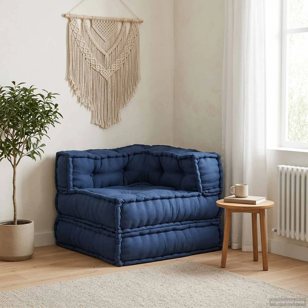 Modulinė sofa Audinys Indigo 70 x 70 x 56 cm
