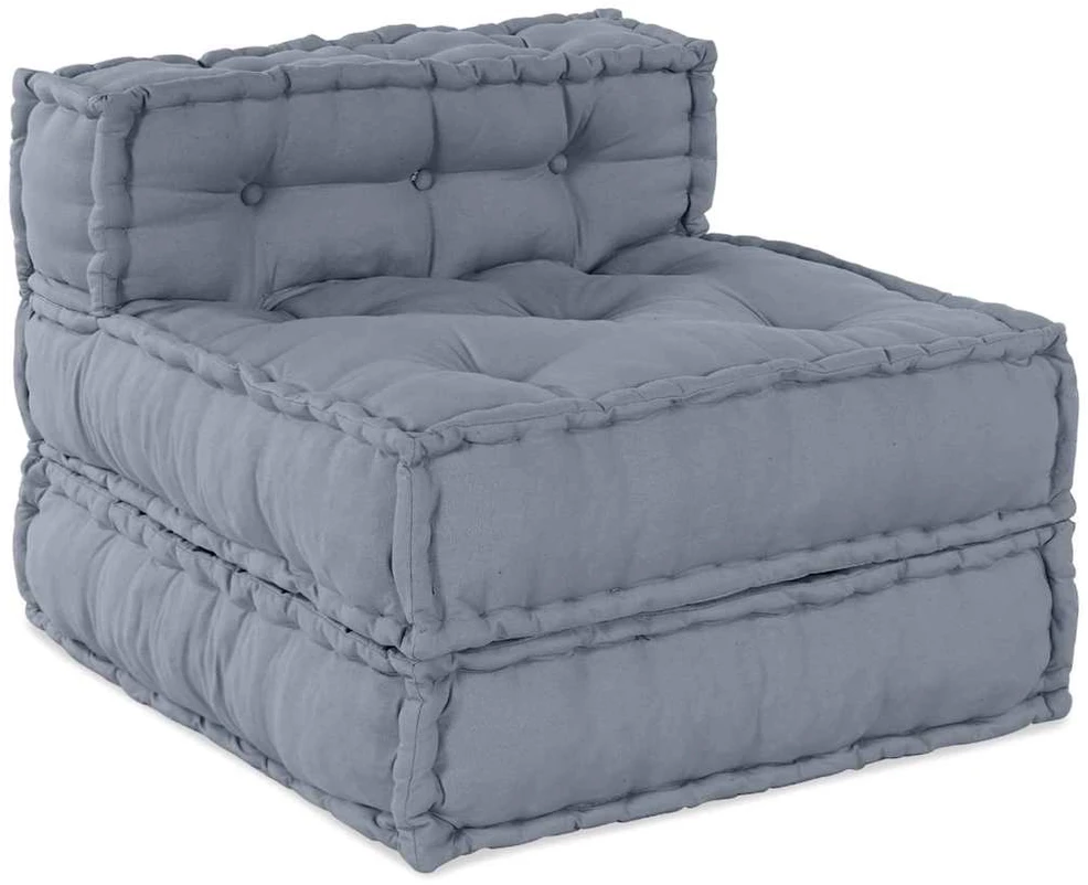 Modulinė sofa Audinys Pilka 210 x 140 x 56 cm
