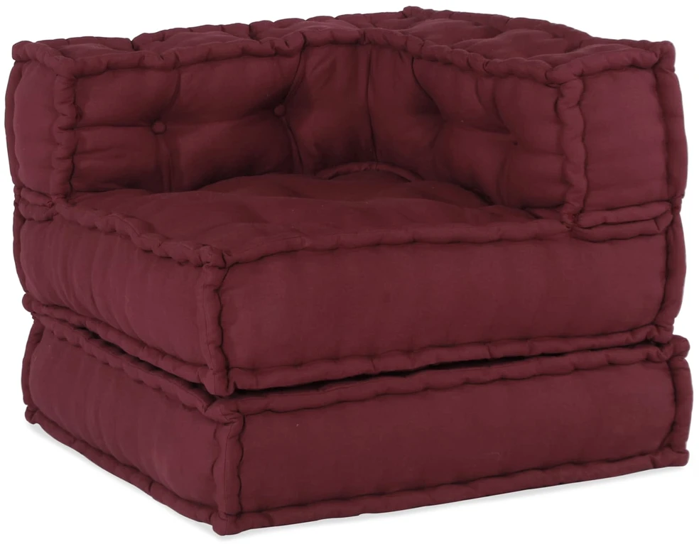 Modulinė sofa Audinys Raudonmedis 210 x 70 x 56 cm