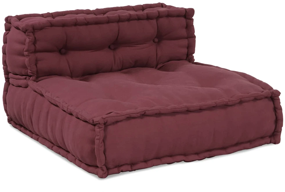 Modulinė sofa Audinys Raudonmedis 210 x 140 x 56 cm