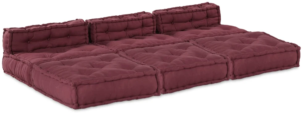 Modulinė sofa Audinys Raudonmedis 210 x 140 x 56 cm