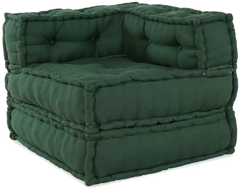 Modulinė sofa Audinys Žalia 210 x 70 x 56 cm