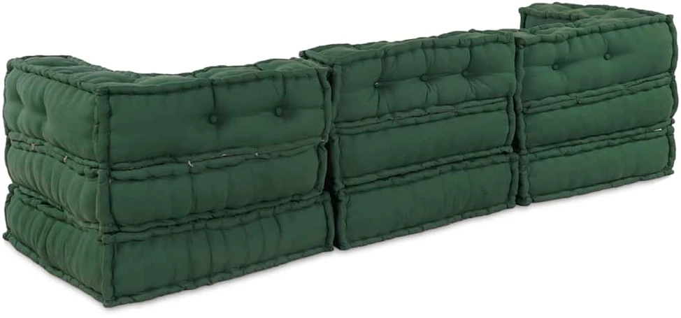 Modulinė sofa Audinys Žalia 210 x 70 x 56 cm