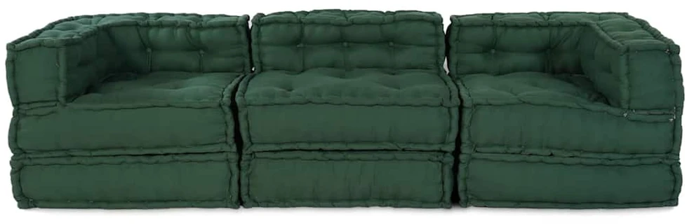 Modulinė sofa Audinys Žalia 210 x 70 x 56 cm