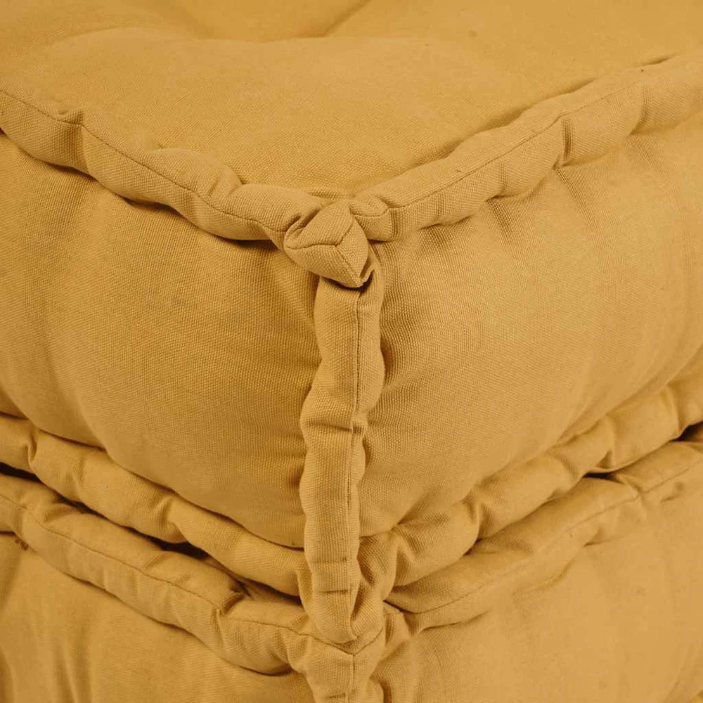 Modulinė sofa, geltona, 70x70x36, audinys