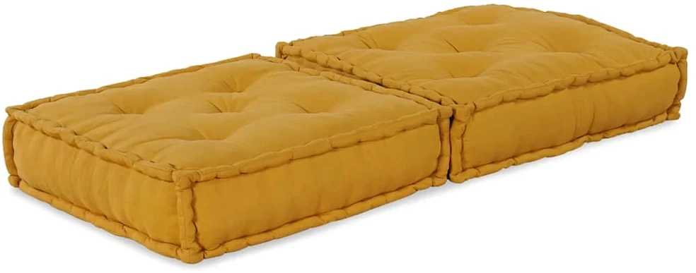 Modulinė sofa, geltona, 70x70x36, audinys