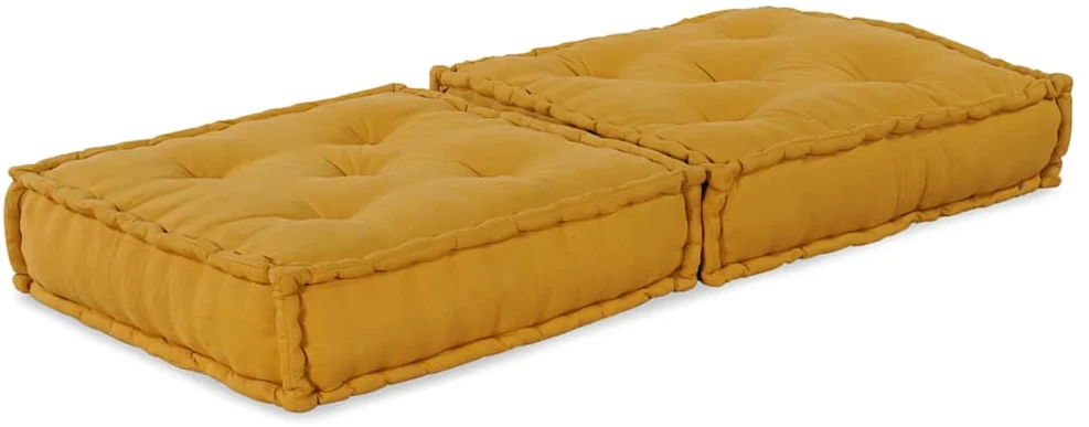 Modulinė sofa, geltona, 70x70x36, audinys