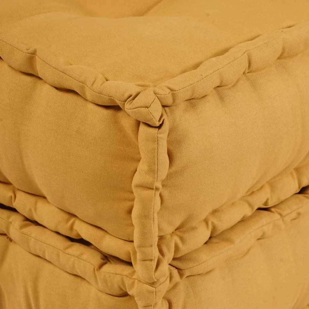 Modulinė sofa, geltona, 70x70x54 cm, audinys