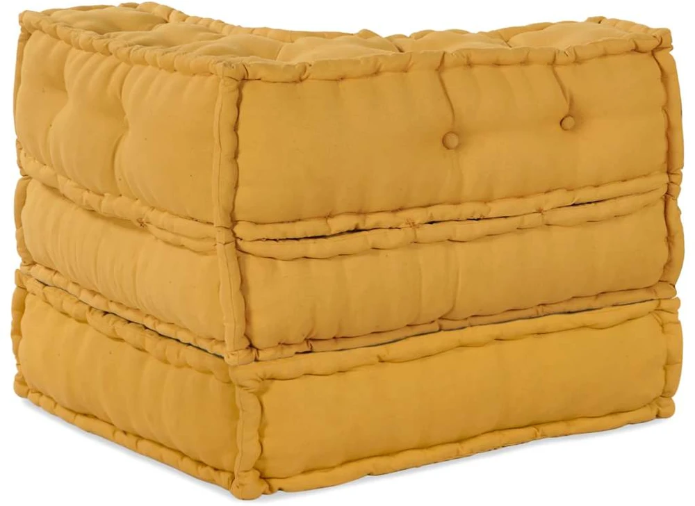 Modulinė sofa, geltona, 70x70x54 cm, audinys