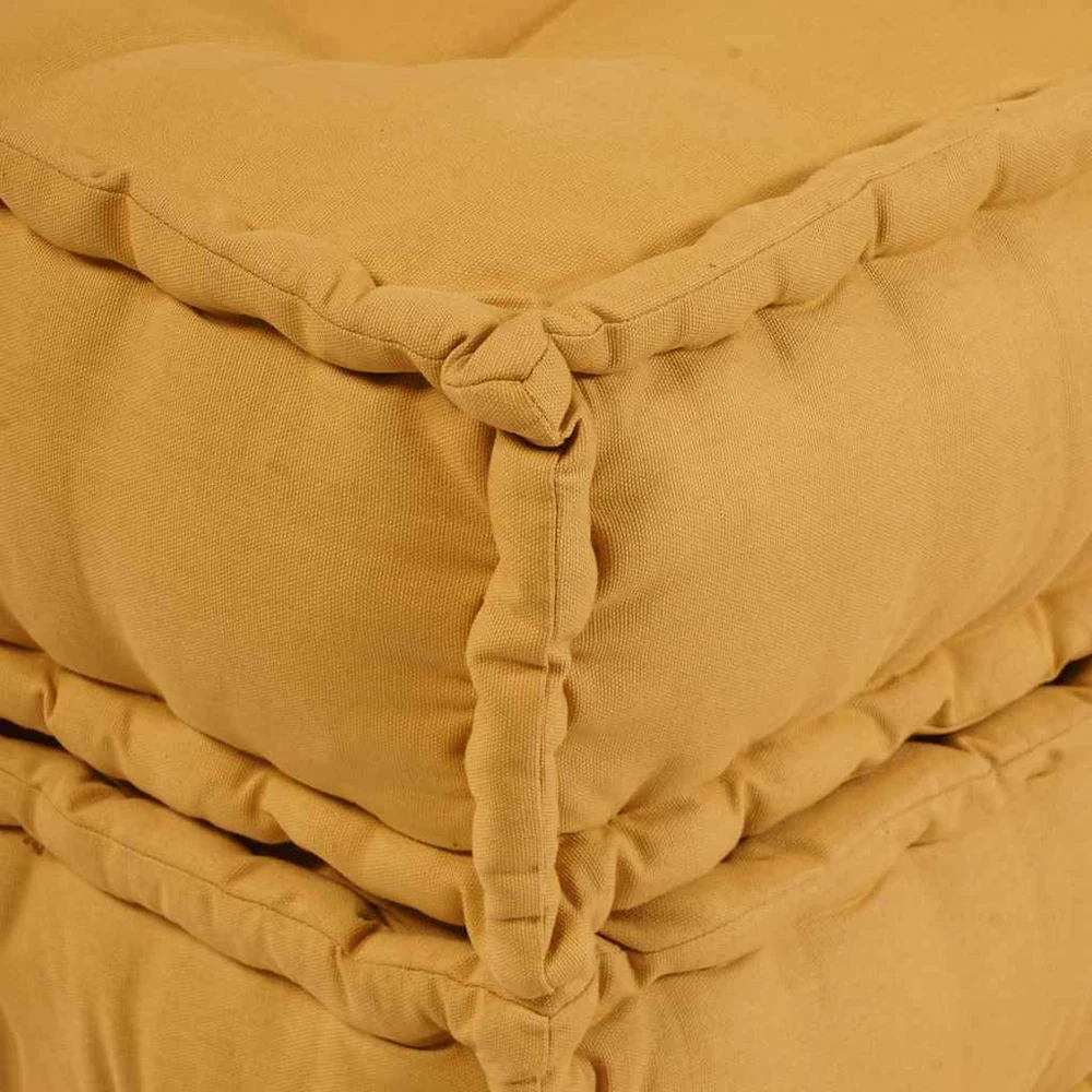 Modulinė sofa, geltona, 70x70x54 cm, audinys