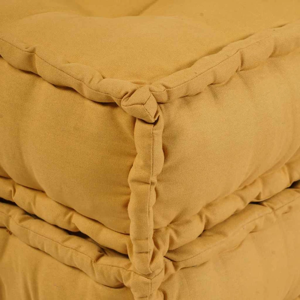 Modulinė sofa, geltona, 70x70x54 cm, audinys