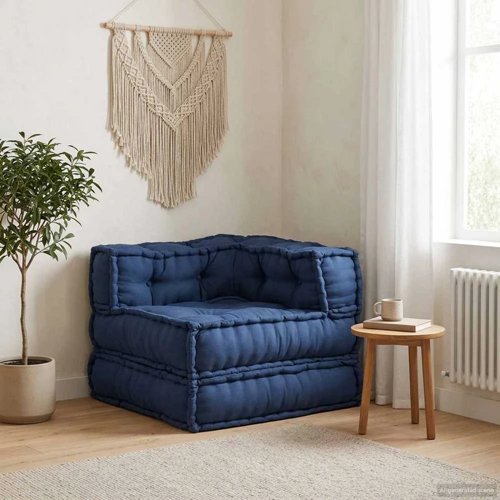 Modulinė sofa Audinys Indigo 70 x 70 x 56 cm
