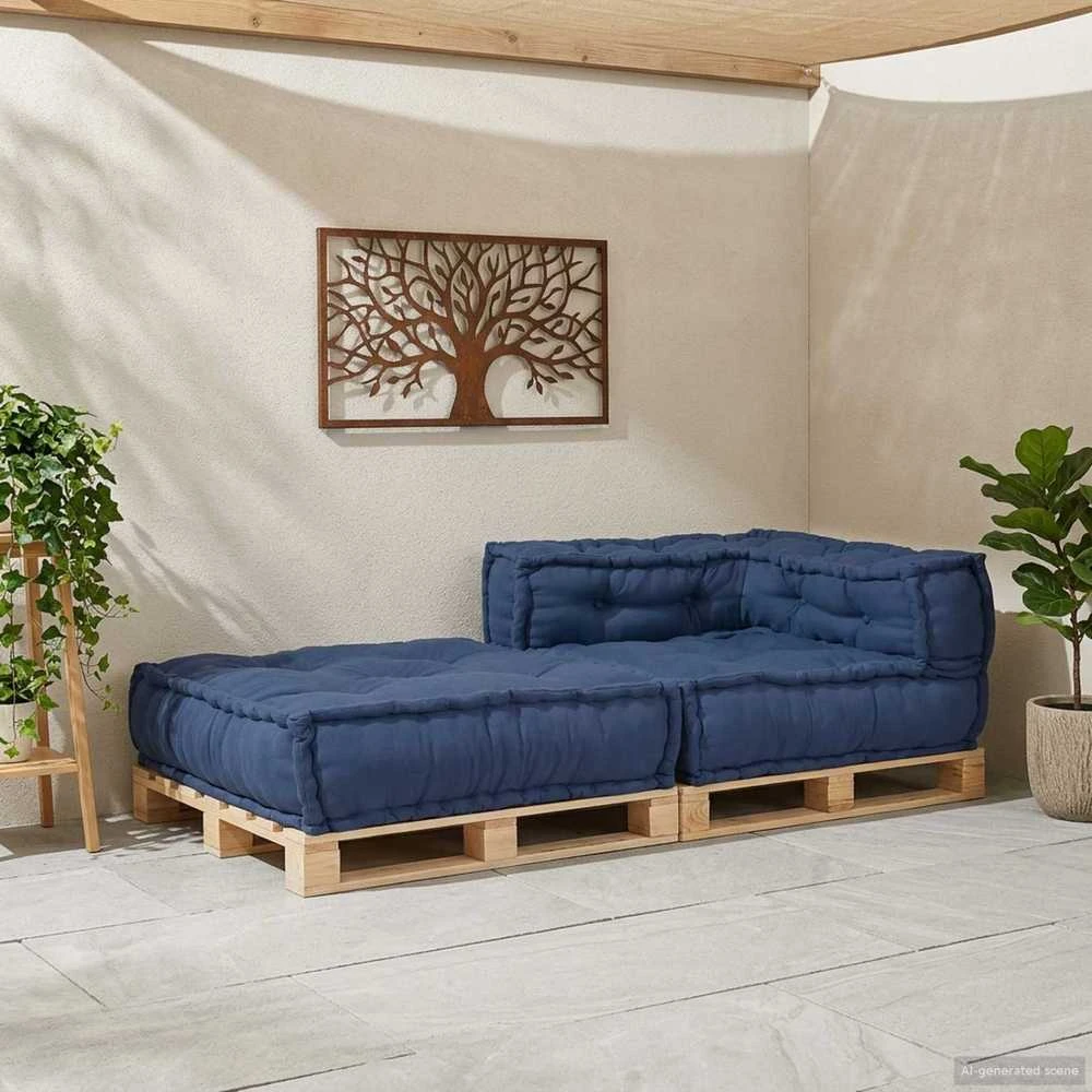 Modulinė sofa Audinys Indigo 70 x 70 x 56 cm