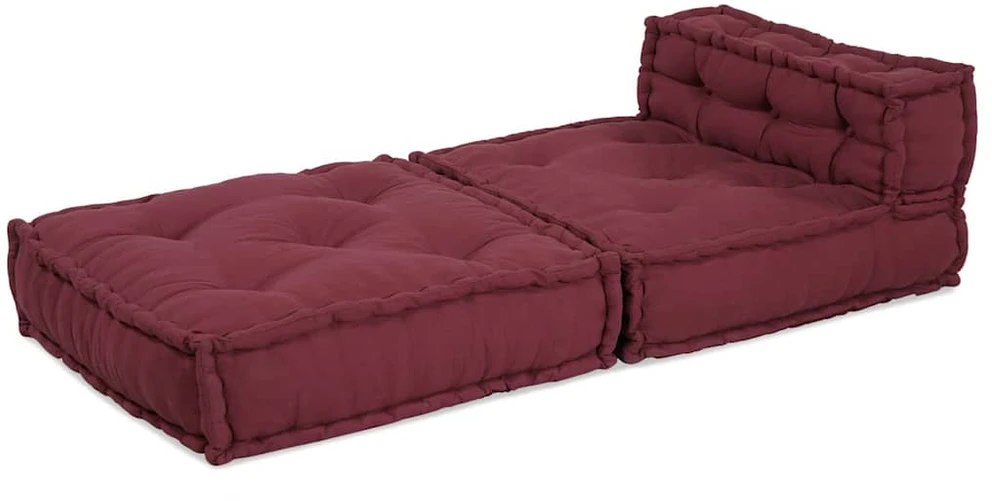 Modulinė sofa, kaštoninės spalvos, 70x70x54 cm, audinys
