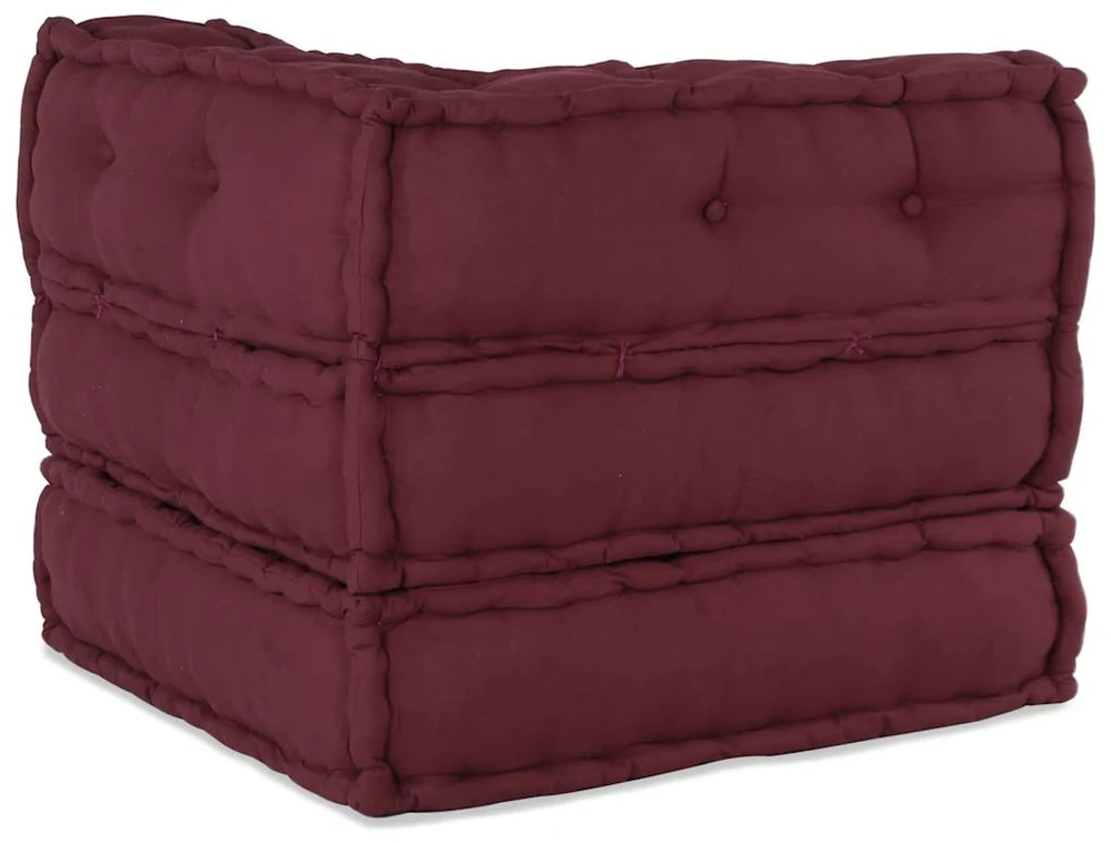 Modulinė sofa, kaštoninės spalvos, 70x70x54 cm, audinys