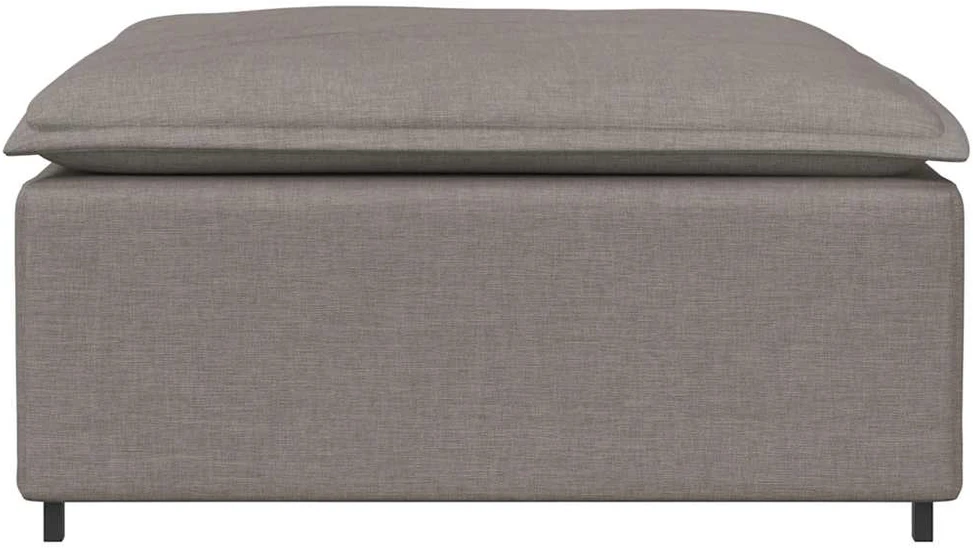 Modulinė sofa, pakojų modulis, pilkai ruda, 100x100x48 cm