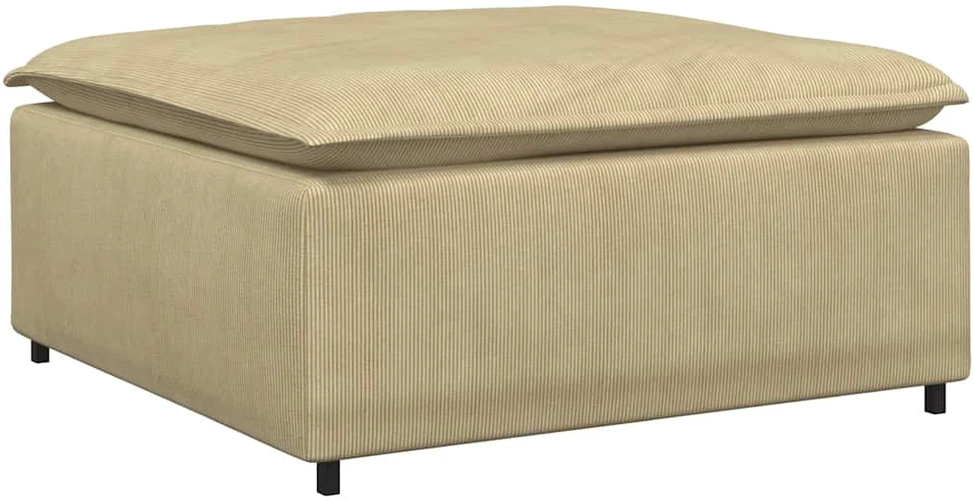 Modulinė sofa, pakojų modulis, pilkai žalia, 100x100x48 cm