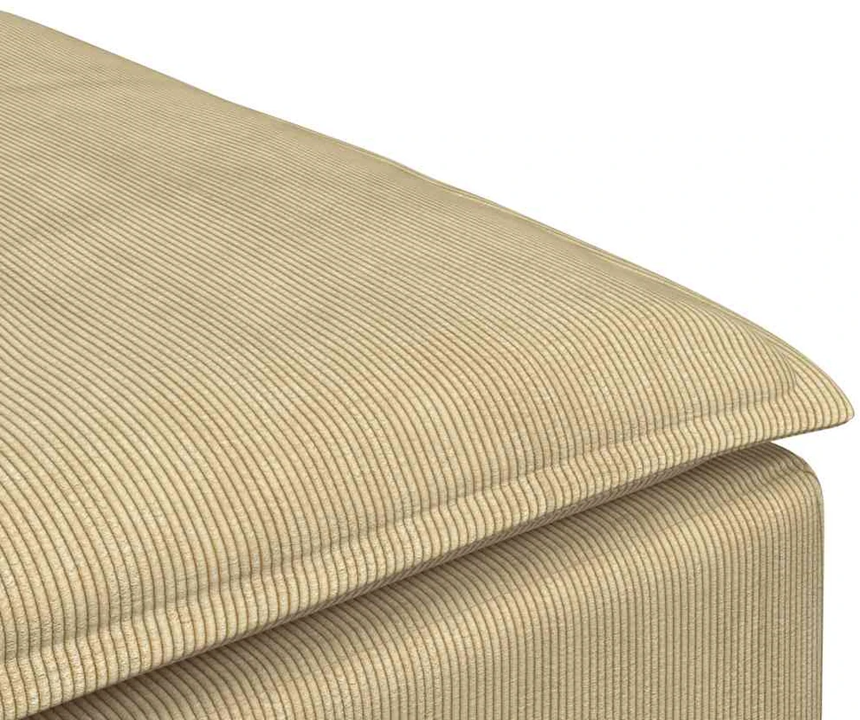 Modulinė sofa, pakojų modulis, pilkai žalia, 100x100x48 cm