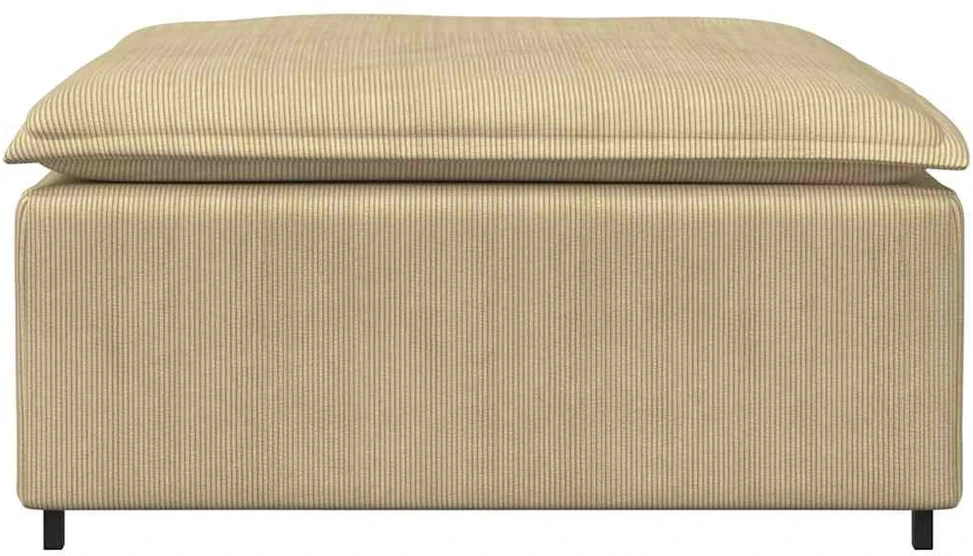Modulinė sofa, pakojų modulis, pilkai žalia, 100x100x48 cm