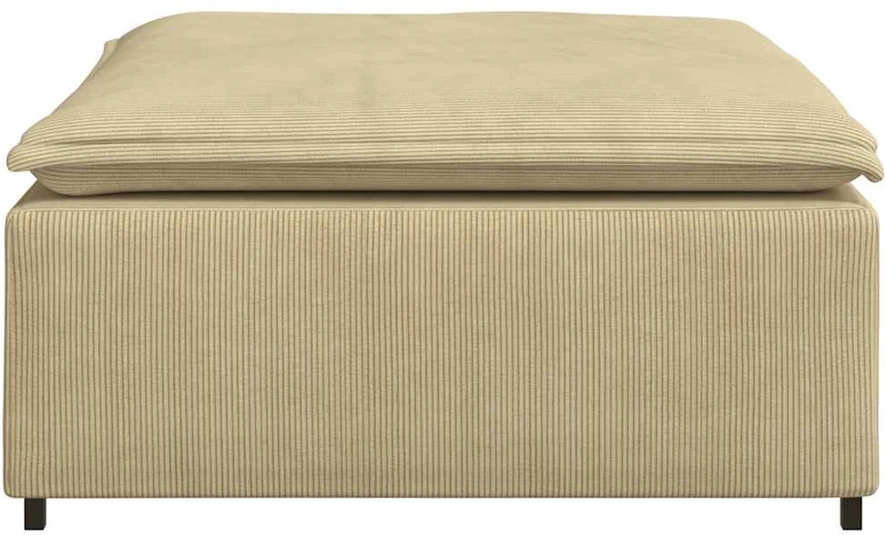 Modulinė sofa, pakojų modulis, pilkai žalia, 100x100x48 cm